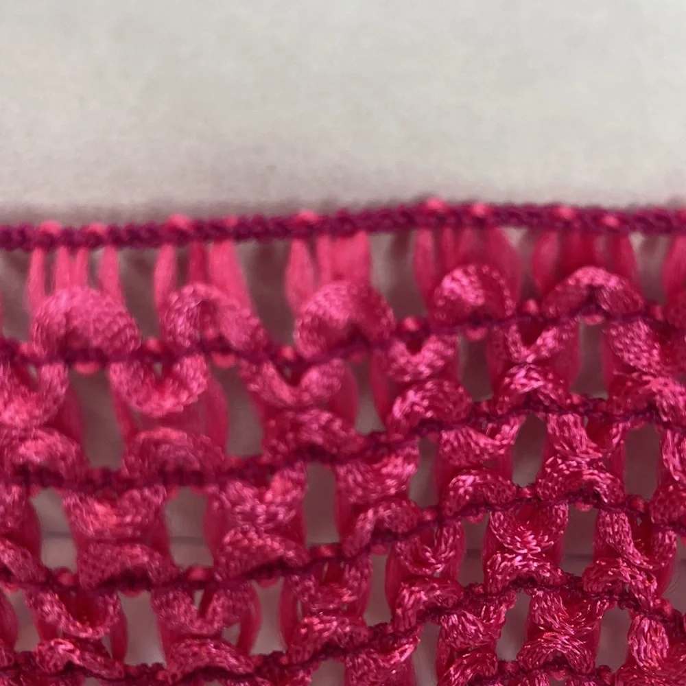 Light Purple Elastic Crochet Trim 1 3/4